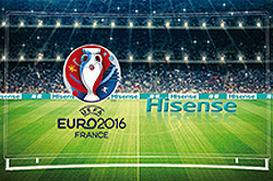 Hisense ist globaler Partner der UEFA EURO 2016