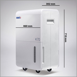 Abmessungen Raumtrockner K70